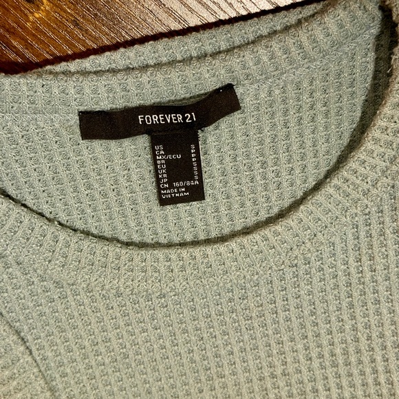 EUC Forever 21 Set Bundle of Four 4 Waffle Knit Racer Back Tank Tops Size Small - Picture 3 of 14